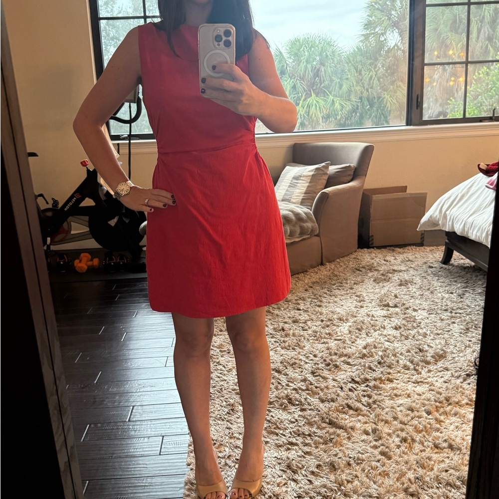 Abercrombie & Fitch Vibrant Red Mini Dress - Picture 2 of 7